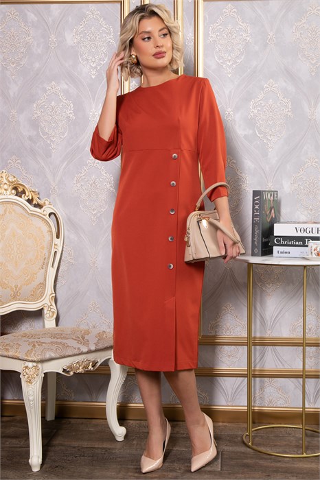 Платье Твоё настроение (оранжевое) П14813-43М П14813-43М