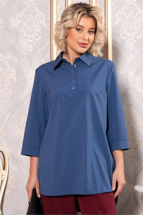 Блуза Искра (голубая) Б14737-3М Б14737-3М