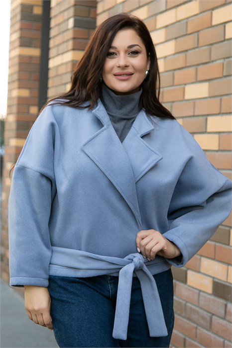 Пальто укороченное Хайт (джинс) Б14338-7М Б14338-7М - фото 95257