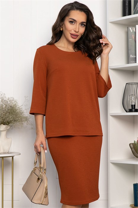 Костюм трикотажный Джуди (терракот) К14341-10М К14341-10М - фото 95746