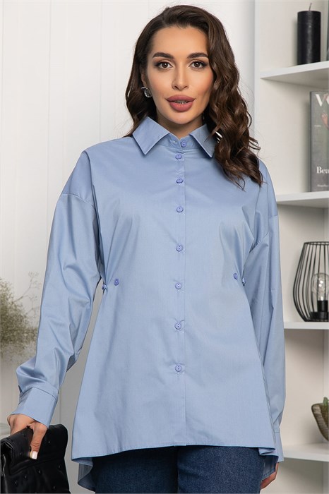 Рубашка Антария (серо-голубая) Б14190-5М Б14190-5М - фото 95888