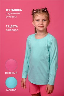 Футболка 11707 дл. рукав детская (набор 2шт) 26568