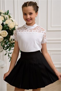 Камелия блузка детская кор. рукав 13747