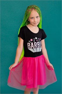 Платье 22764 Barbie кор. рукав 19468