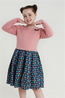 Платье Вишня джинса детское 45169