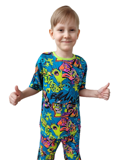 Детский костюм с брюками 33059 кулирка 53877