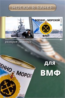 Носки мужские в банке GL1720 Военно-морской флот 53916