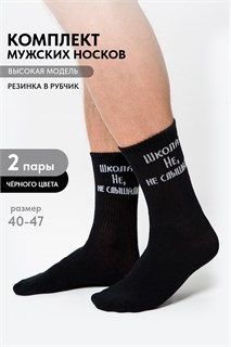Носки мужские Не слышали (набор 2 пары) 54434