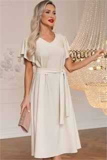 Платье вечернее Мелодия любви (крем-брюле) П14493-4М П14493-4М