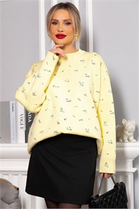 {{photo.Alt || photo.Description || 'Свитер оверсайз Анита (лимонный) Б14758-1М'}}