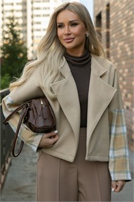 {{photo.Alt || photo.Description || 'Пальто укороченное Хайт (бежевое) Б14314-7М'}}