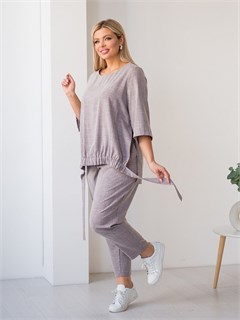 Костюм 1399 серо-коричневый 1399