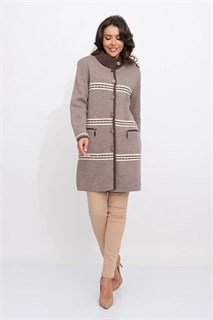 Кардиган Злата Стиль В 1617/кофейный микс