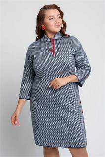 Платье Злата Стиль М 2984/джинсовый