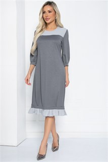 Платье Бостон (серое) П12507-10 П12507-10