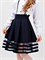 Юбка для девочки с бархатной отделкой SP0109 41583 - фото 129550