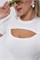 Кофта женская в рубчик с акцентным декольте 2ксL SMILE 52663 - фото 339732 Кофта женская в рубчик с акцентным декольте 2ксL SMILE 52663 - фото 339732