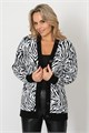 Жакет Злата Стиль В 1881/черно-белый