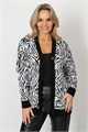 Жакет Злата Стиль В 1881/черно-белый
