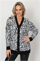Жакет Злата Стиль В 1881/черно-белый