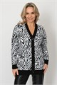 Жакет Злата Стиль В 1881/черно-белый