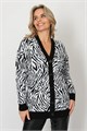 Жакет Злата Стиль В 1881/черно-белый