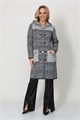 Кардиган Злата Стиль М 3423/ черн-бел