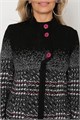 Кардиган Злата Стиль В 1742 ст/черно-ягодный