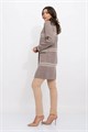 Кардиган Злата Стиль В 1617/кофейный микс