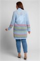 Кардиган Злата Стиль М 2860/ голубой микс