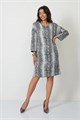 Платье Злата Стиль М 3331/серый микс