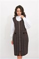 Платье Д 3481 дл/шоколад Д 3481 дл/шоколад - фото 443930