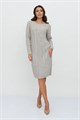 Платье Злата Стиль С 1931/серо-бежевый