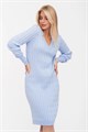 Платье М 2991/голубой М 2991/голубой - фото 444004