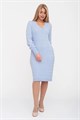 Платье М 2991/голубой М 2991/голубой - фото 444008