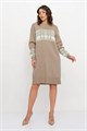 Платье Текстильная Мануфактура Д 3467/кофе