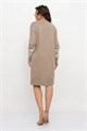 Платье Текстильная Мануфактура Д 3467/кофе