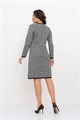 Платье Злата Стиль С 1561/серо-мятный