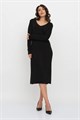 Платье Злата Стиль М 3180/черный