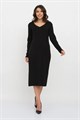 Платье Злата Стиль М 3180/черный
