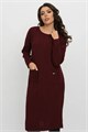 Платье Текстильная Мануфактура Д 3454/бордо
