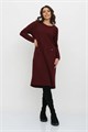 Платье Текстильная Мануфактура Д 3454/бордо