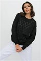 Джемпер Злата Стиль М 3083/черный