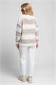Джемпер Текстильная Мануфактура Д 2787/бело-бежевый
