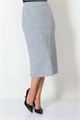 Юбка Злата Стиль И 002/серый
