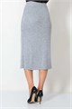 Юбка Злата Стиль И 002/серый