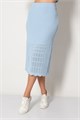 Юбка Злата Стиль И 019/голубой
