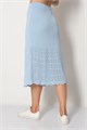 Юбка Злата Стиль И 019/голубой