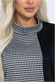 Блуза Элли (черно-белая) Б11305 Б11305