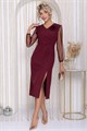 Платье Загадка ночи (бордовое) П12197-35 П12197-35 - фото 445424